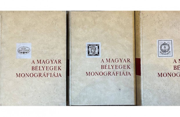 Magyar Blyegek Monogrfija I. II. III