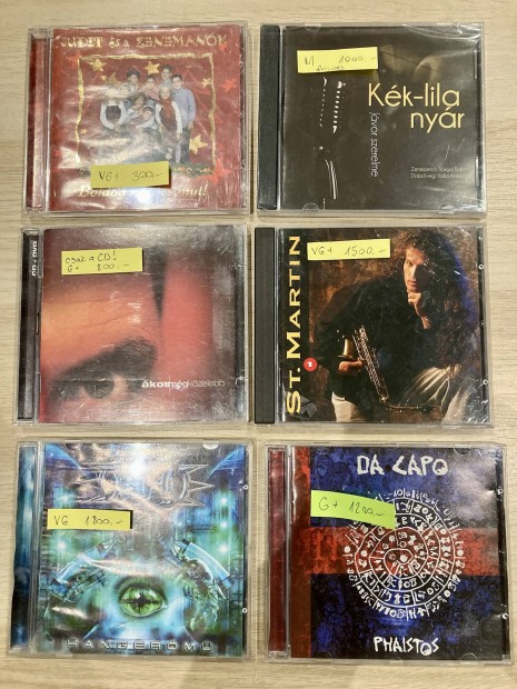 Magyar CD lemezek kos, Ossian, St. Martin, Da Capo