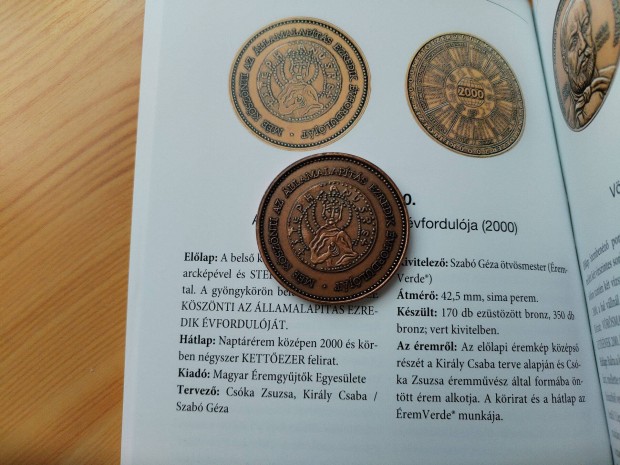 Magyar remgyjtk E. 2000-res v vforduljra bronz rem