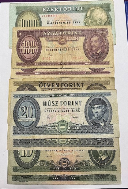 Magyar Forint LOT 8db