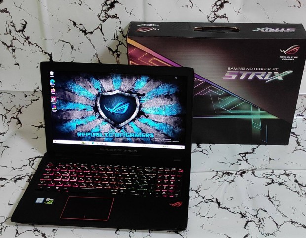 Magyar Gamer Laptop! I7 7700hq/ Gtx 1050TI/ Vil. Billenty!