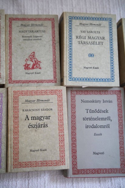 Magyar Hrmond sorozat Magvet Kiad 10db knyv/knyvcsomag 1986 /ME1