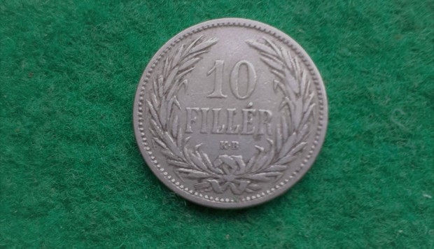 Magyar Kirlyi Vltpnz 10 fillr 1893