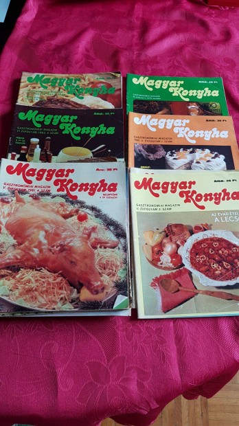 Magyar Konyha 1978-1981 vfolyam egyes szmok