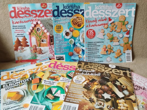 Magyar Konyha desszert magazinok ( 11 db )