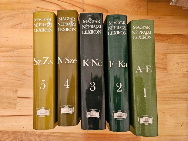Magyar Néprajzi Lexikon 1-2-3-4-5