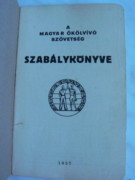 Magyar klvv Szvetsg szablyknyve 1937. brkkal