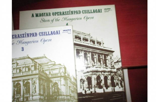 Magyar Operaszínpad csillagai díszdobozos bakelitlemez album eladó