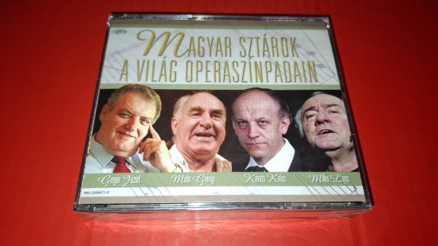 Magyar Sztárok A Világ Operett Színpadain 4 × Cd box Új 2009