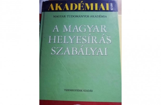 Magyar Tudomnyos Akadmia - A magyar helyesrs szablyai