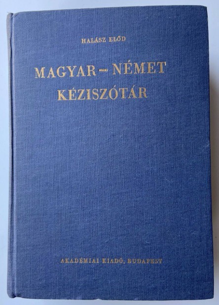 Magyar - nmet kzisztr (Akadmiai)