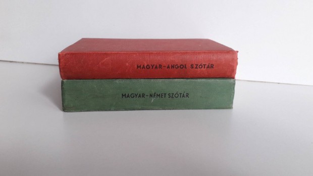 Magyar-angol (1966) - magyar-nmet (1973) sztr 500/db