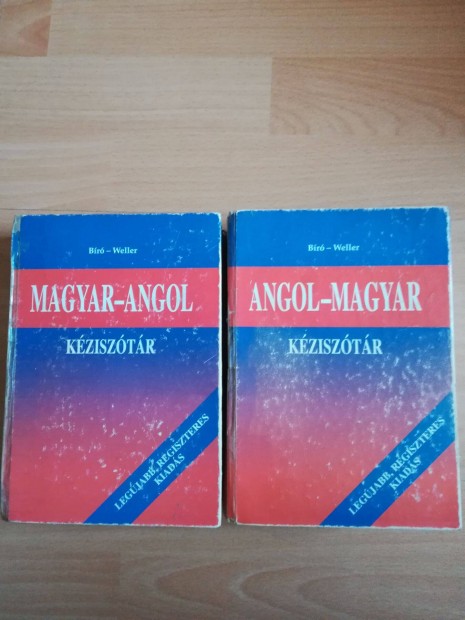 Magyar-angol angol-magyar kzisztr egytt 1800 Ft