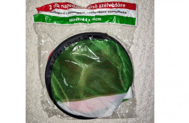 Magyar autós trikolor napellenző (2 darabos)