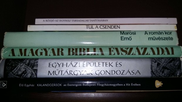 Magyar biblia Kzj Egyhzi pletek Tl a csenden 6db knyv 1500 ft