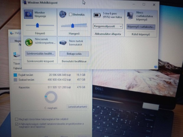 Magyar bill-es Dell ultra, kivl akku, 4GB ram, 512 SSD ingyen szll