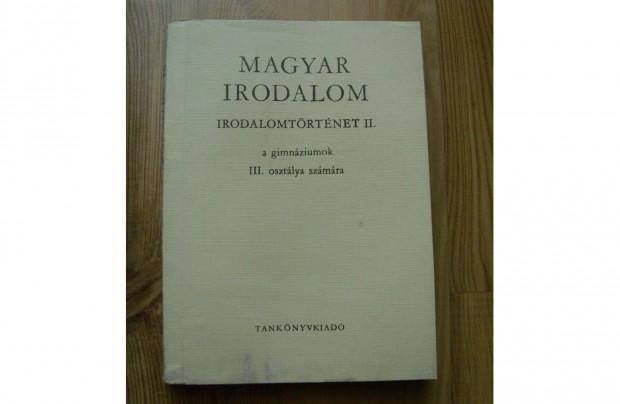 Magyar irodalom. Irodalomtrtnet 11. osztly