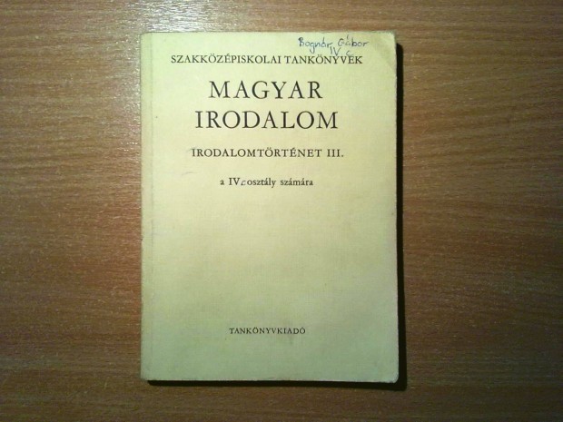 Magyar irodalom - Irodalomtrtnet III