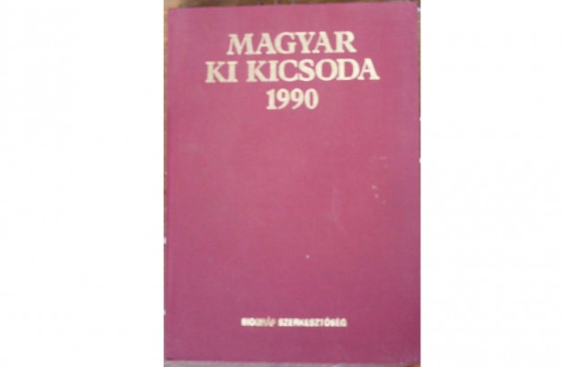 Magyar ki kicsoda, 1990