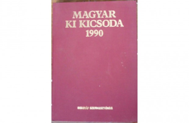 Magyar ki kicsoda, 1990