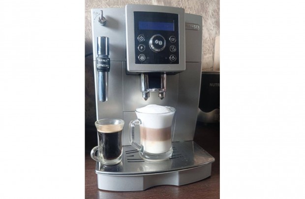 Magyar kijelzős Delonghi kávégép. Tökéletesen működik
