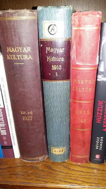 Magyar kultra 1913. 1927. 2 teljes vad