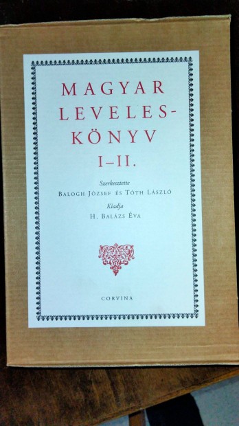 Magyar levelesknyv dobozban ( 2 ktet - reprint)