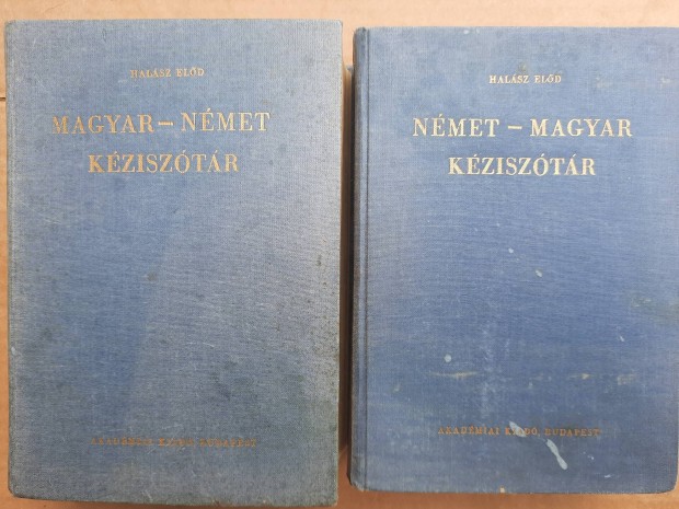 Magyar-nmet s nmet-magyar kzisztr elad 