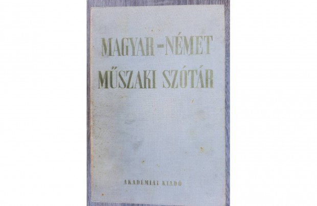 Magyar-nmet mszaki sztr elad