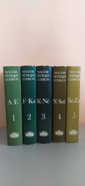 Magyar néprajzi Lexikon A-Zs 5 kötet