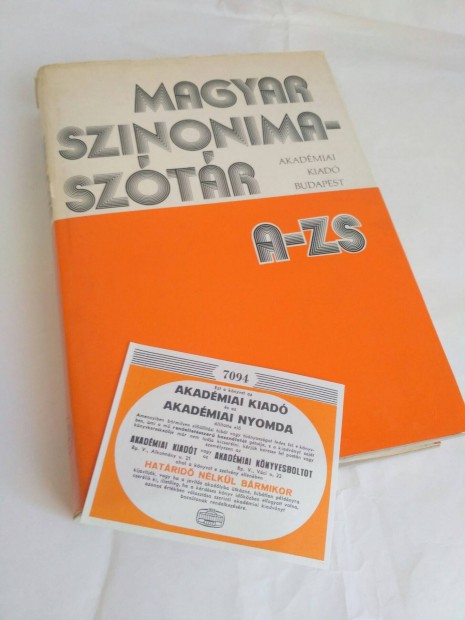 Magyar szinoníma- szótár 1983