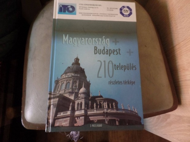 Magyarorszg + Budapest + 210 telepls rszletes trkpe