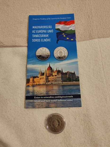 Magyarország az Európai Unió Tanácsának Soros Elnöke színesfém érme