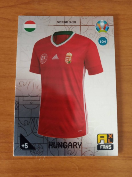 Magyarország mez / second skin Euro 2020 Kick off 2021 focis kártya