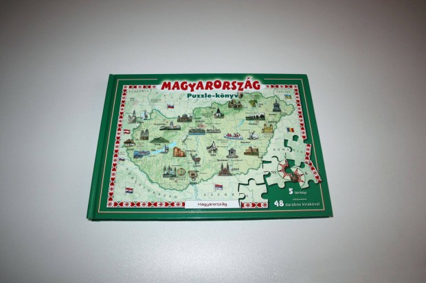 Magyarorszg puzzle knyv kiraks trkp nevezetessgek