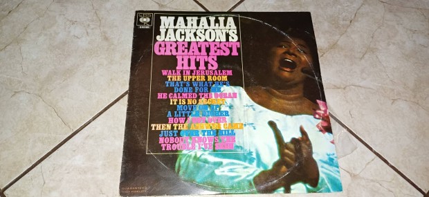 Mahalia Jackson bakelit hanglemez