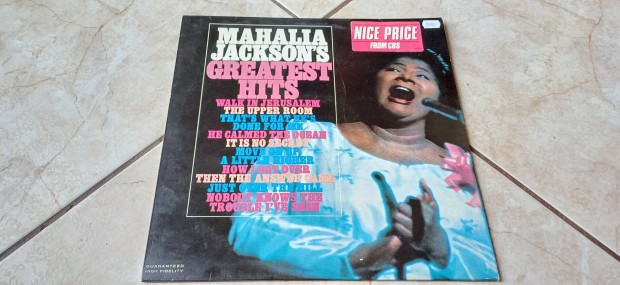 Mahalia Jackson bakelit hanglemez