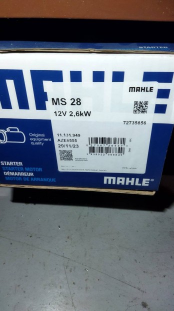 Mahle nindt 12V, 2,6kW