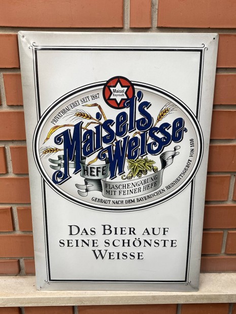 Maisel's Weisse reklm fm srtbla 39x59 cm. 