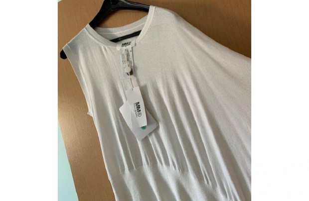 Maison Margiela olasz fehér színű női aszimmetrikus felső S