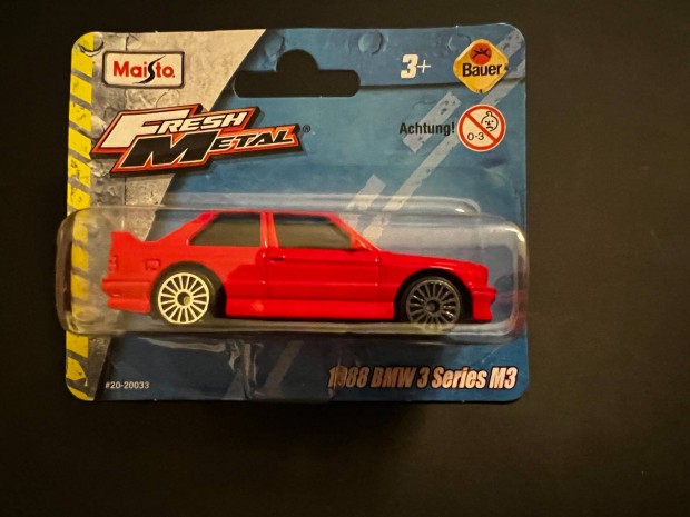 Maisto Fresh Metal 1988 BMW 3 Series M3 - piros