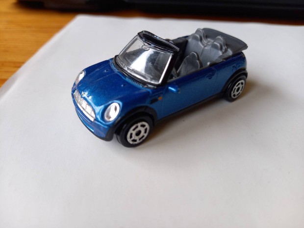 Majorette Mini cooper Cabrio 2012 294E blue 1:57