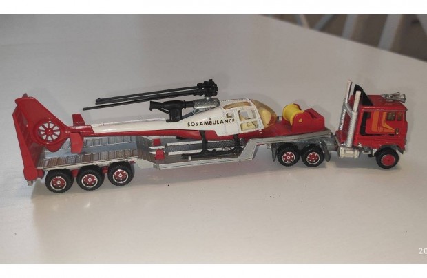 Majorette helikopterszállító kamion