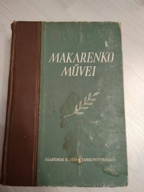 Makarenko mvei 7. ktet, antikvr knyv, orosz szerz, 1955
