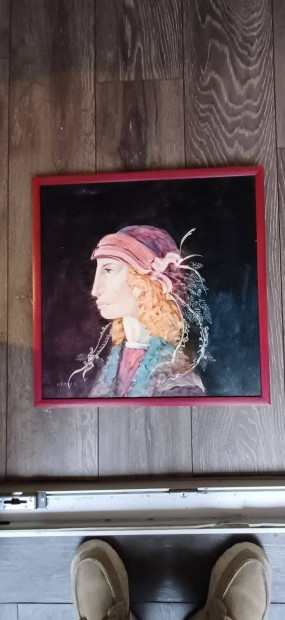 Makay Sndor festmny (Szsz Endre stlus) 45x45 kerettel