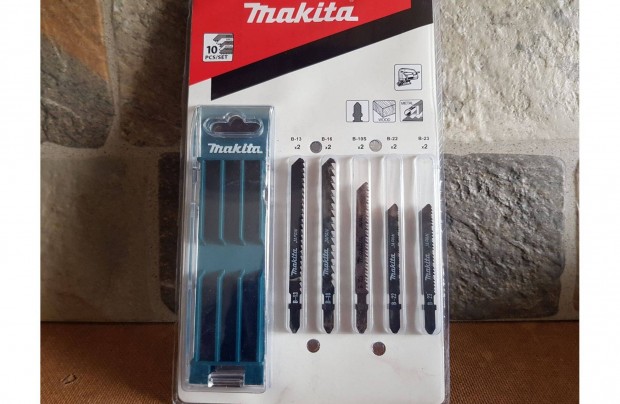 Makita 10 rszes Vegyes Dekopr Frszlap Kszlet + Trol Doboz