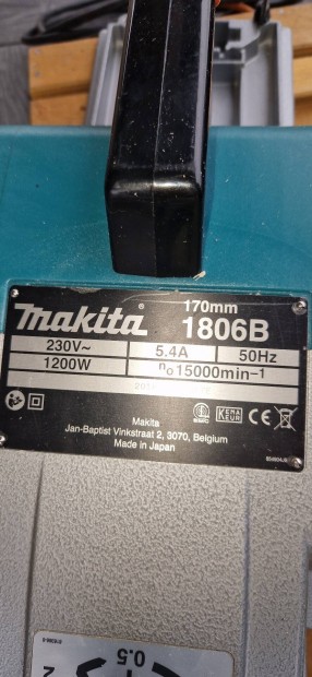 Makita 1806B csgyalu, sszes tartozk + doboz