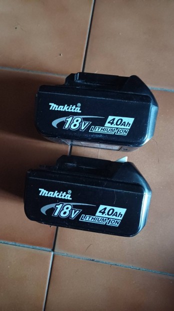 Makita 18V akkumultor 4Ah 2db 