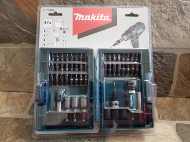 Makita 47 rszes Bit + Elfr + Dugkulcs Kszlet bitkszlet