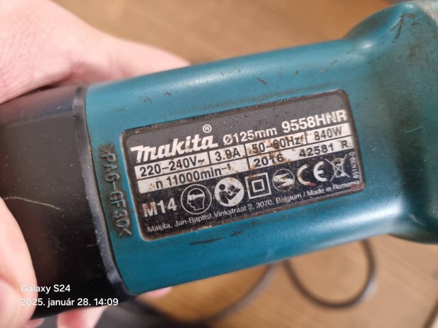 Makita 9558hnr 125mm sarokcsiszol